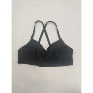 Athleta Women Swimwear Top Black Bathing Suit Top Size 36 B/C